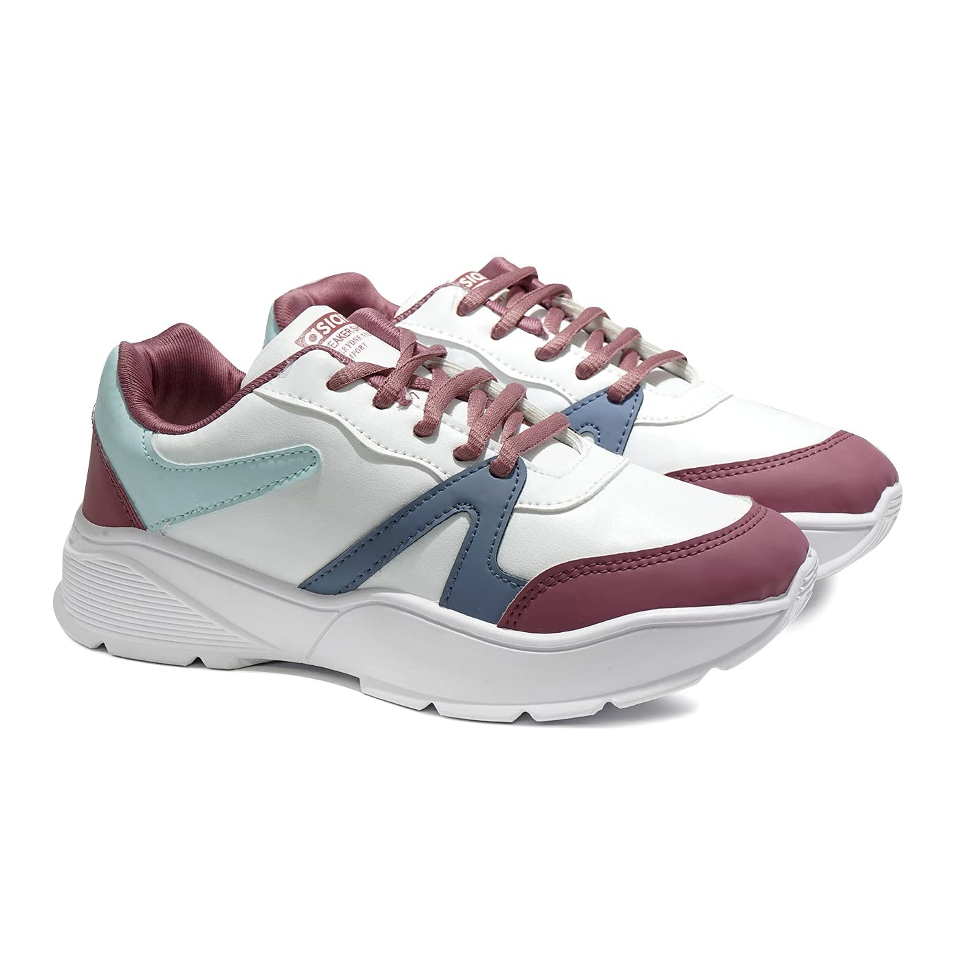 ASIAN Womens Stanza-07 Sports Running,Walking & Gym Shoes, Lightweight PVC Sole Extra Jump Casual Sneaker Shoes for Womens & Girls… Mauve (B0BGDLC3G9) Amazon Price History, Amazon Price Tracker