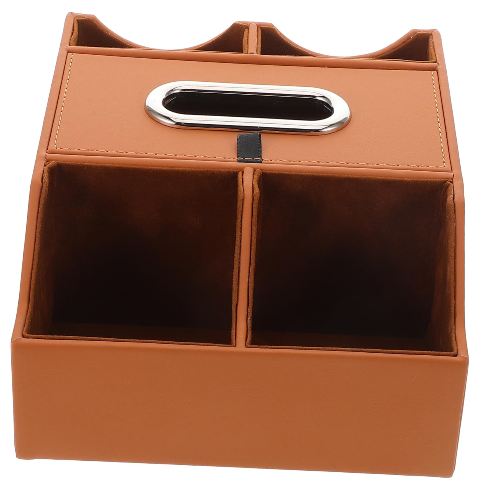 Boîte à mouchoirs pour voiture et organisateur de rangement central de stockage