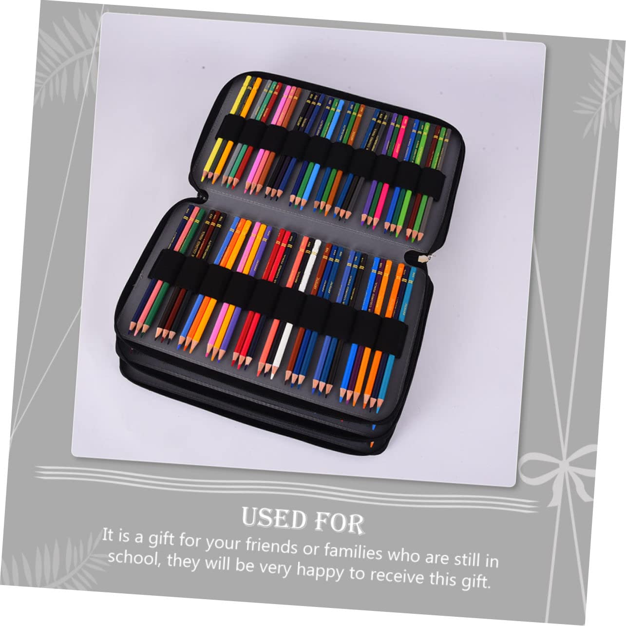 NUOBESTY Astuccio Portatile Multi per Cancelleria Capacità per Organizzazione Pratica e per Scuola e Ufficio