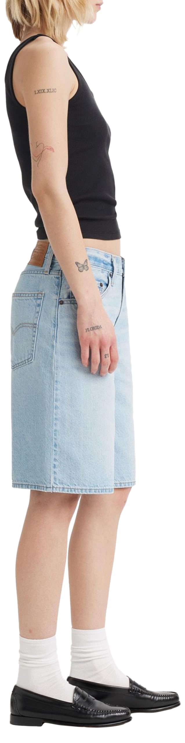 Levi's Baggy Dad Jort - Szorty jeansowe Kobiety