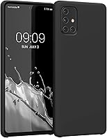 Vista 210 de kwmobile Funda compatible con Samsung Galaxy A52 / A52 5G / A52s 5G - Funda de Teléfono de Silicona TPU con Acabado Suave - Arrecife Azul