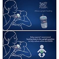 Vista 2 de Nuby Botella de silicona Comfort 360, 8 onzas