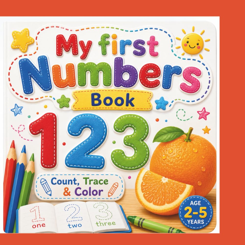 MY FIRST NUMBERS BOOK: COUNT TRACE & COLOR (MY FIRST BOOKS)