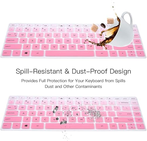 Miniatura 5 de Funda de teclado para portátil HP Pavilion 2020 2021 de 14 pulgadas 14t 14z 14-cf 14-dq 14-fq Series 14-cf0006dxcf0012dx 14-dk0002dx