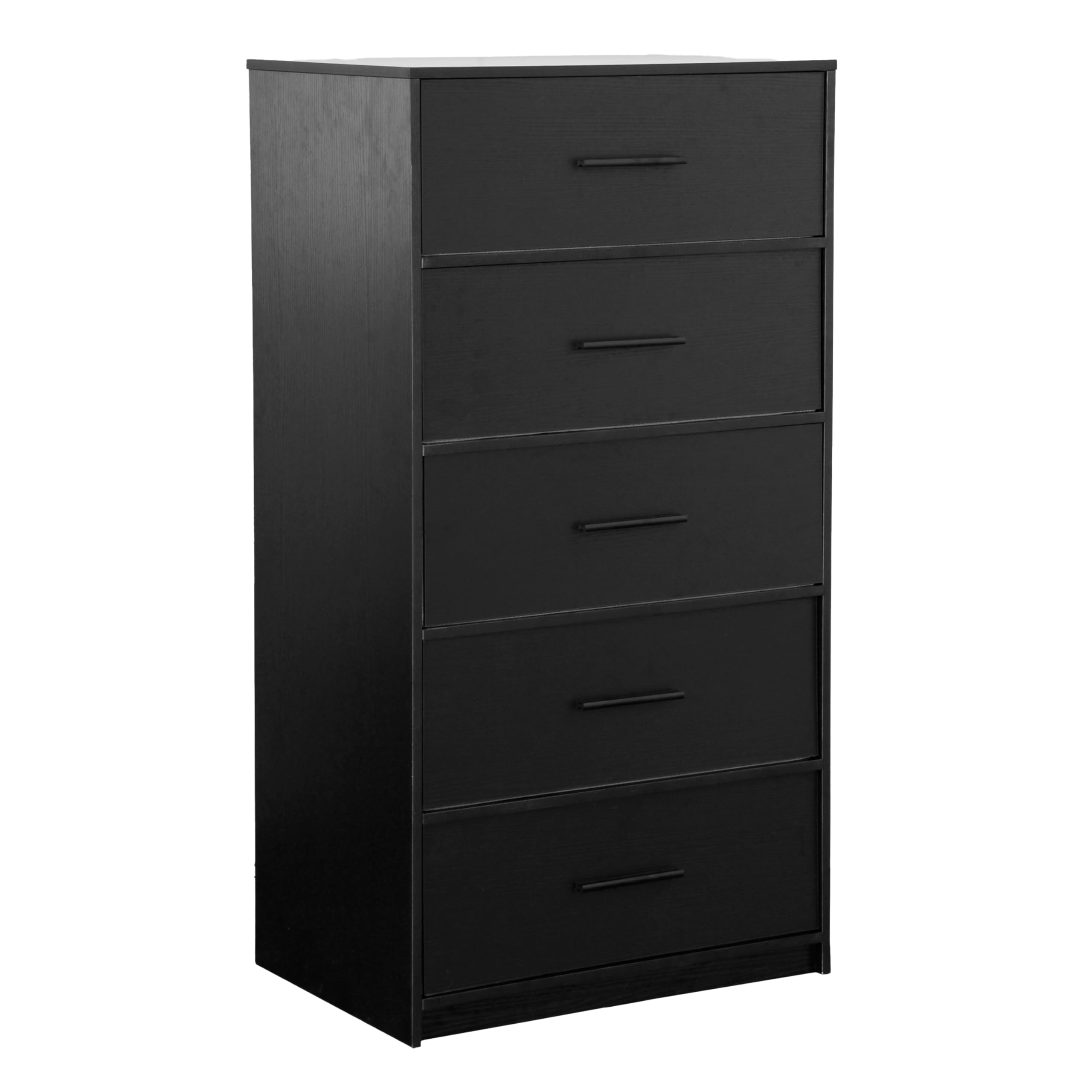 5-Drawer Dresser with Extra Large Fabric Drawers, Wood Frame Dresser with 5 Drawers for Bedroom or Living Room Storage, Hallway, Fabric Bins for