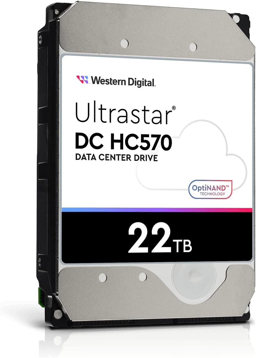 Western Digital WD Ultrastar HC570 WUH722222ALE6L4 22TB 7200RPM 3.5'' Desktop HDD 0F48155