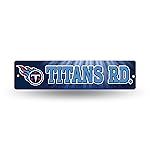 Rico Industries NFL Tennessee Titans 16-Inch Plastic Street Sign Dcor