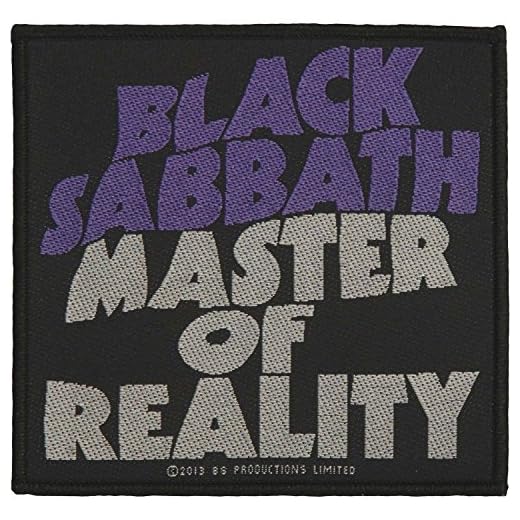 Black sabbath – patch master of reality (i märkning)