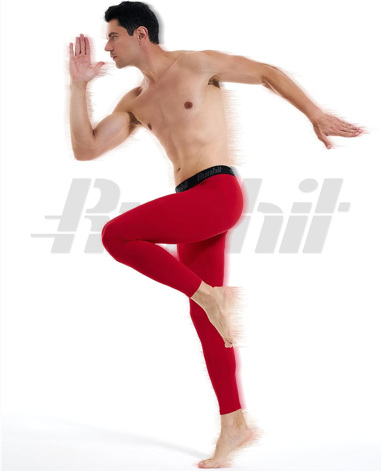 Runhit Men's Compression Running Leggings 3 Pack - Image 6