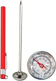 Präzises Mechanisches Temperaturmessgerät Detektor Thermometer Mit Sonde Lebensmittelechter Edelstahl Für Küchenöfen Sicherheitsthermometer