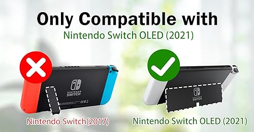 Miniatura 2 de Xcitifun Funda protectora diseñada para Nintendo Switch OLED TPU para niñas y niños, linda funda Kawaii Joy-Con Switch OLED compatible con Nintendo