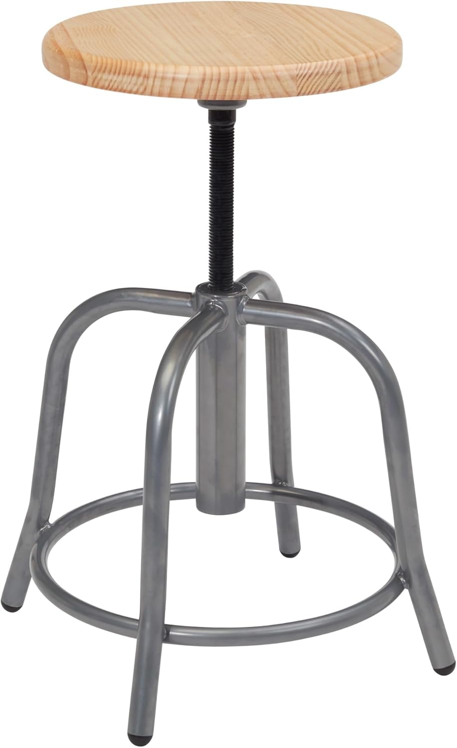 NPS National Public Seating, 19” - 25” Height Adjust Swivel Stool, Primary Color Beige, Included (Qty.) 1, Seating Type Office Stool, Model# 6800W-02