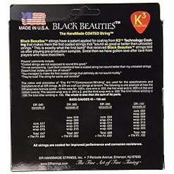 DR B EXBK BKB6-30 Extra Black Beauties Jeu de cordes pour Basse 6 cordes - Les Beatles, Paul McCartney, John Lennon, RIngo Starr, George Harrison DR B EXBK BKB6-30 Extra Black Beauties Jeu de cordes pour Basse 6 cordes – Image 2