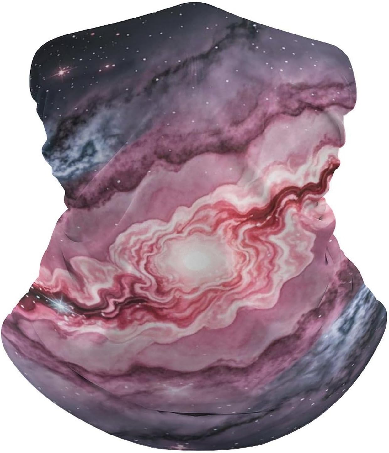 Neck Gaiter Marble Patterned Face Cover for Men Women Cold Weather Scarf Breathable Face Mask Wind-proof Balaclava Face Mask for Skiing Fishing Hiking Cycling