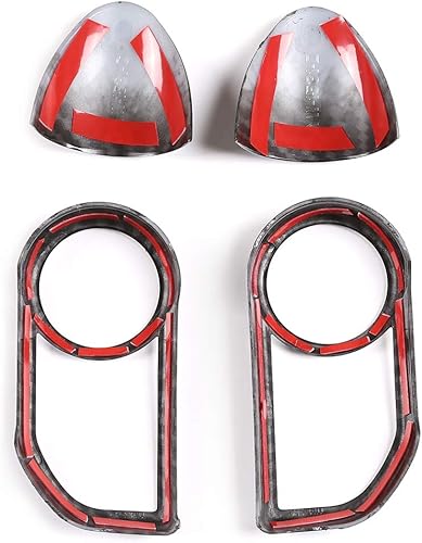 Miniatura 5 de Botón de función del volante del coche Marco de decoración para Land Rover Range Rover Voque Sport Evoque Discovery Sport Discovery 5 Velar (negro)