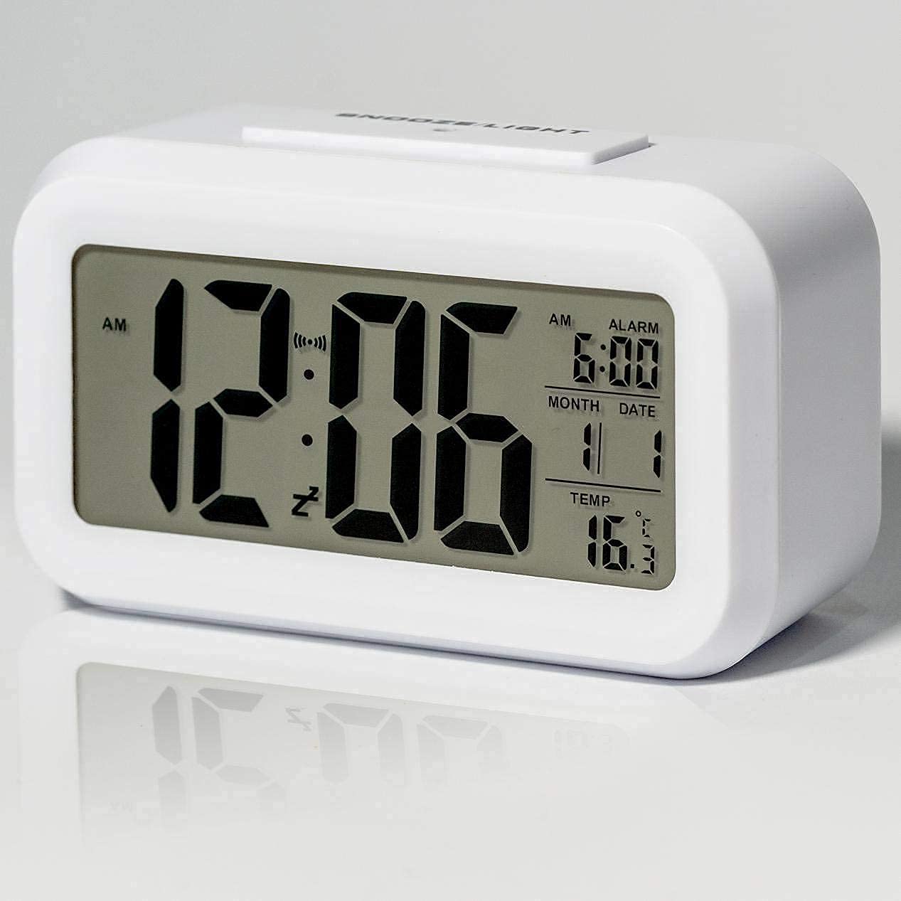 Buy SHAOLINE Digital Smart Battery Operated Alarm Table Clock with