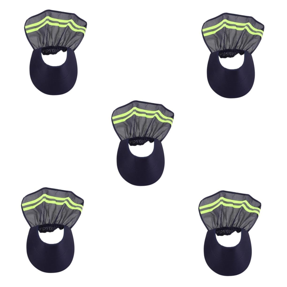 TEHAUX 5 Teilige Sonnenschutzabdeckung Für Schutzhelm Schutzhelm Sonnenschutzvisier Bauhelm Zubehör Sonnenblende Für Arbeiter Sonnenschutz