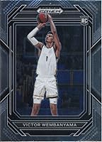 Vista 1 de 2023-24 Panini Prizm Draft Picks #2 Victor Wembanyama RC Novato Internacional Tarjeta de Intercambio de Baloncesto