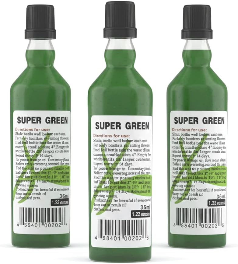 Super Green Lucky Bamboo Fertilizer (3 Bottles) Ready-to-use All Purpose Plant Food