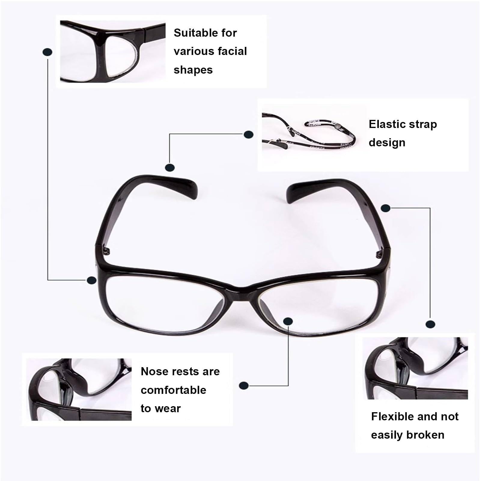 Lunettes De Protection Contre Les Radiations Tablier En Plomb 0,75mmPb