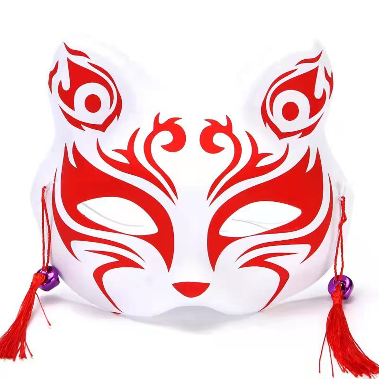 Two-faced cat fox mask fox fairy mask scenic fox mask, party party