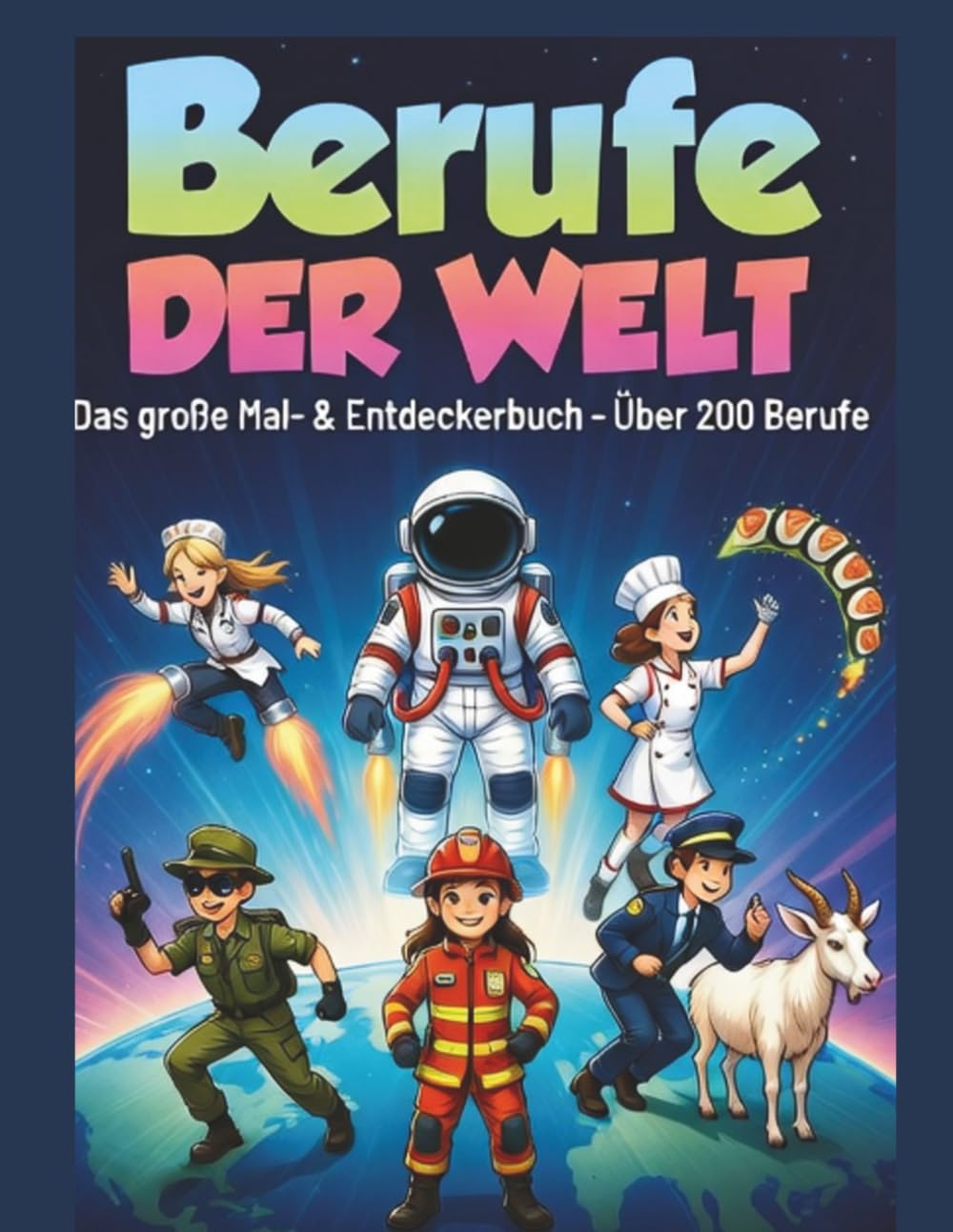 Berufe der Welt - Das große Malbuch für Kinde: über 230 spannende Berufe aus aller Welt zum Ausmalen