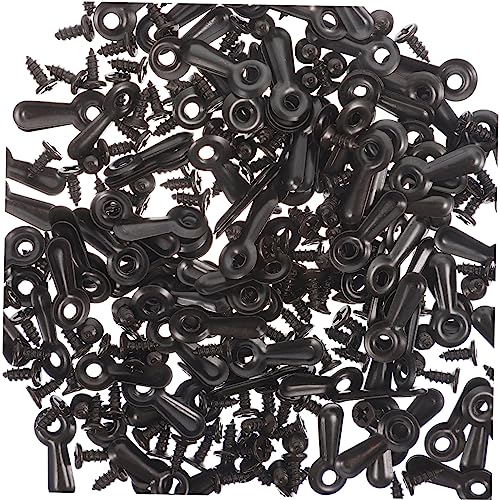 Image of POPETPOP 160Pcs Picture Frame Backing Clips with Screws for Crafting and Hanging Photos Durable Hardware for Picture Frame Supplies and Decor