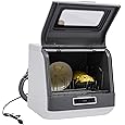 Countertop Dishwasher, 800W 110V Portable Electric Dishwasher, Non-Installation Mini Dishwasher with 3 Washing Modes, Compact Dish-Washer for Kitchens Apartments Restaurants, White