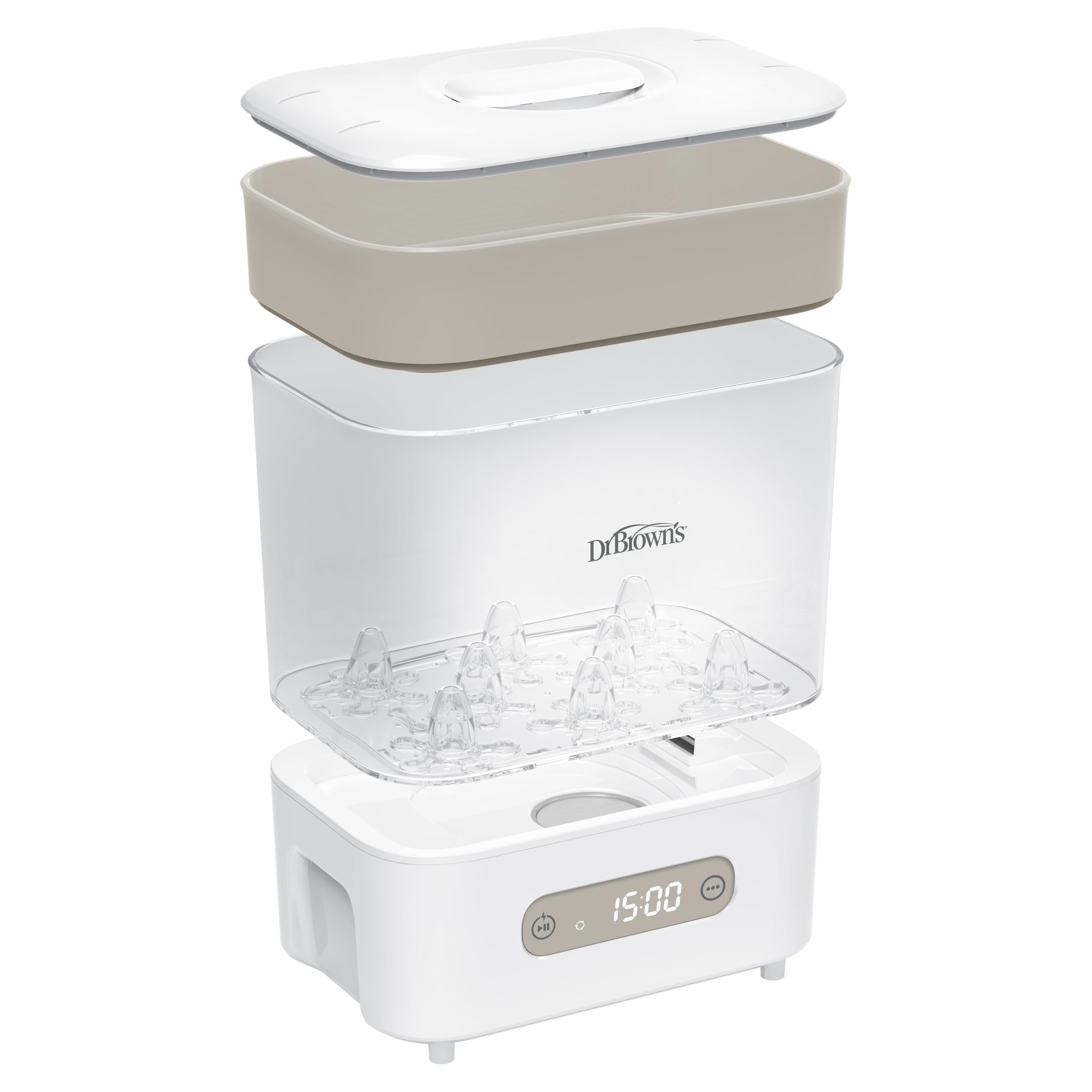 Dr. Brown's SpeedPro - Sterilizzatore e asciugatrice per bottiglie, con tempi di asciugatura multipli