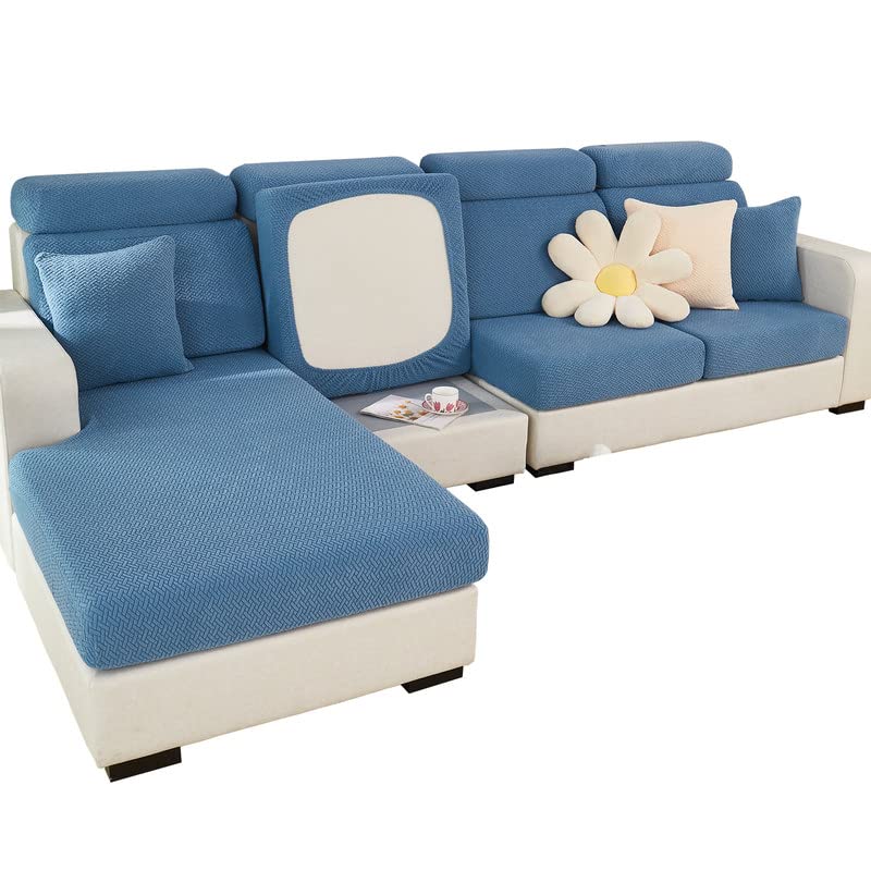 MINGPINHUIUS Sofa Seat, Cushion Cover, Stretch Sofa Cover, Universal Elastic Sofa Seat Cover, Non-Slip Sofa Cover Protective Cover for Sofa Cushion L-Shaped Chaise Lounge Furniture Protection — image 1