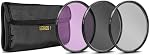Kit de Filtres Multi-Couches 3 Pièces 67mm (UV-CPL-FLD) pour Nikon CoolPix P900, P950 Appareil Photo Numérique