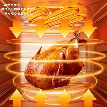 Amazon.co.jp: 【2024アップデート】ノンフライヤー 【透明窓】 7L大