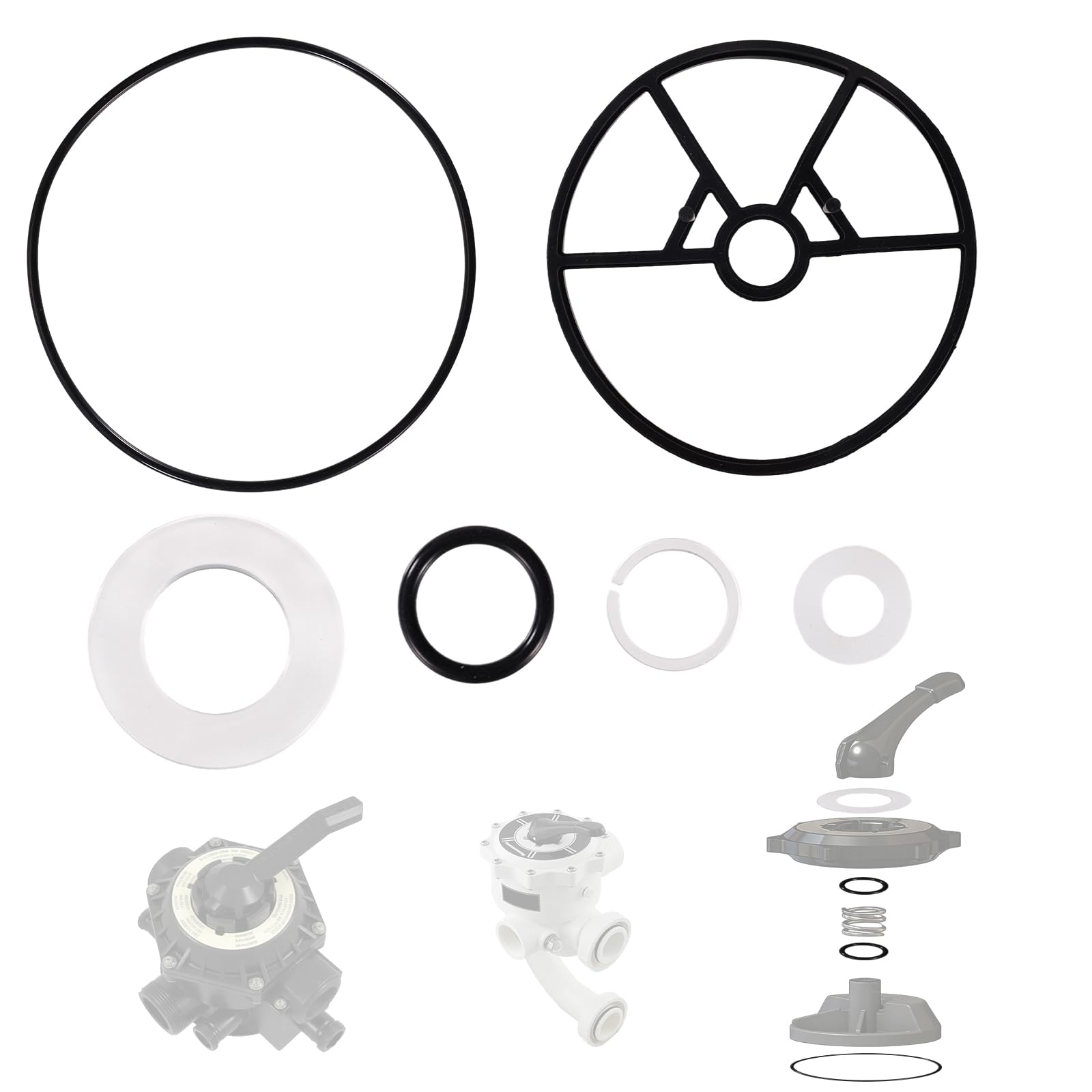 Pool Filter Spider Gasket for Hayward SP0714TVari-FloXL Valve & SPX0714L