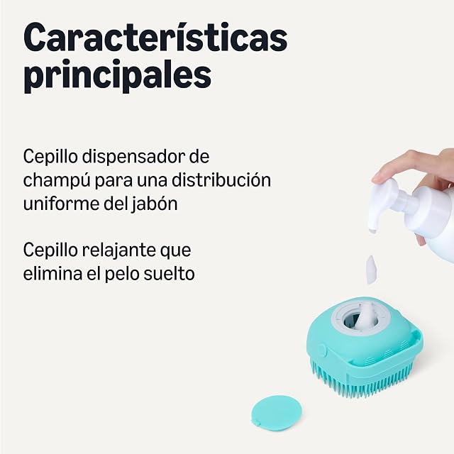 Foto 2 de 5 de Amazon Basics Cepillo de Baño para Perros con Toalla de Secado Rápido