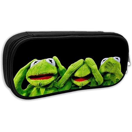 Amazon Co Jp ペンケース 聞いていません カーミット 表示されません 話すことはありません おかしい カエル かわいい ペンポーチ 筆箱 男の子 女の子 高校生 小物入れ 防水 文具ケース 筆入れ 収納ポーチ 大容量 おしゃれ 多機能 ファスナータイプ おしゃれ 文房具