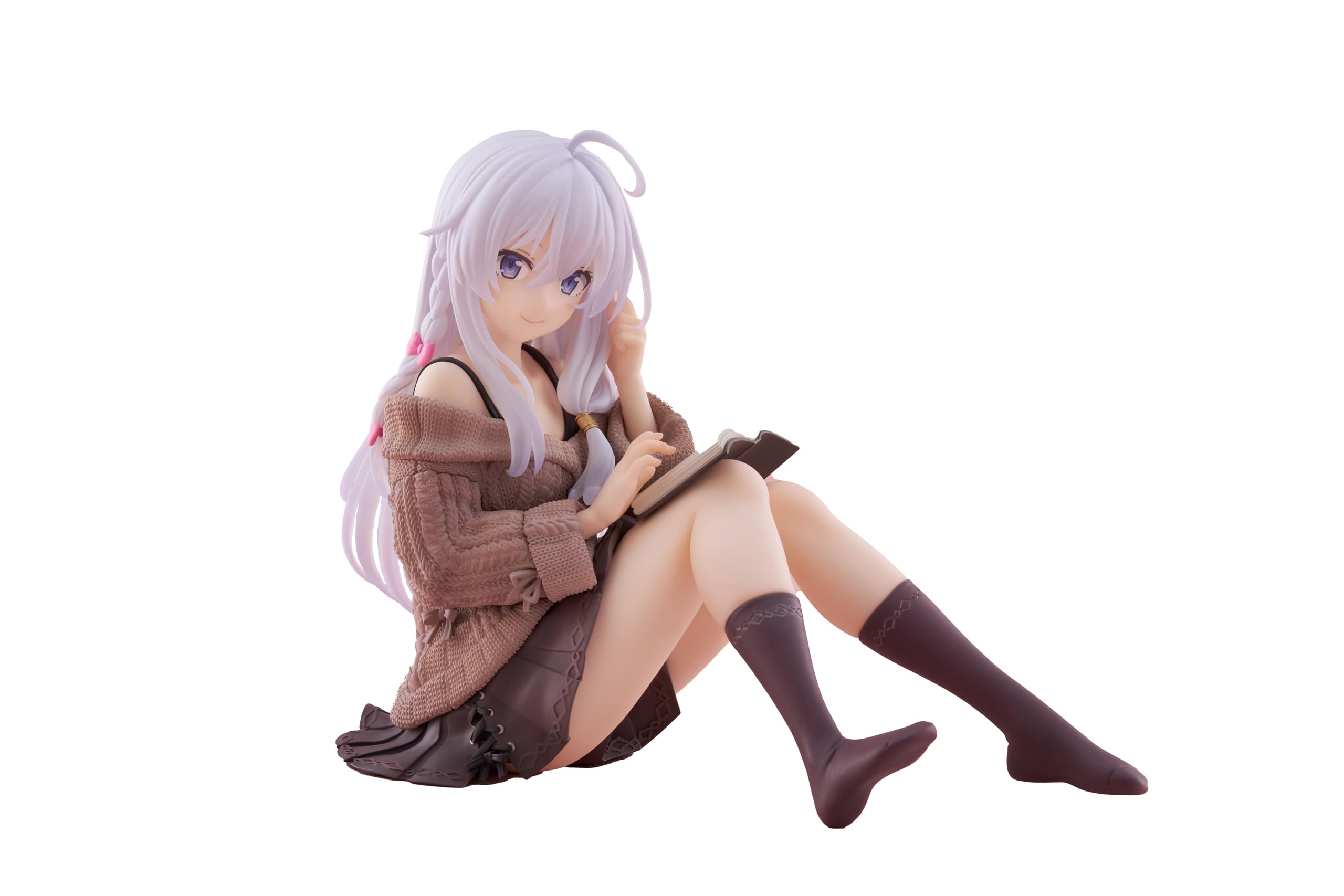 TAITO-Wandering Witch: The Journey of Elaina Desktop Cute Figure - Elaina (Casual Clothes Ver.), Multicolor