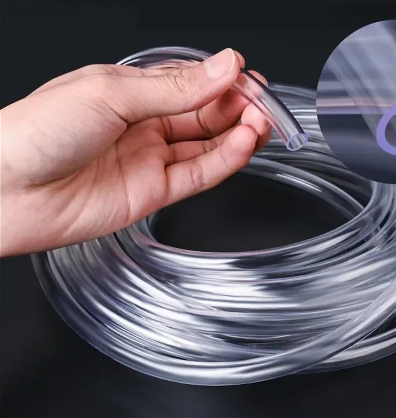 Tubo flessibile in silicone PVC trasparente
