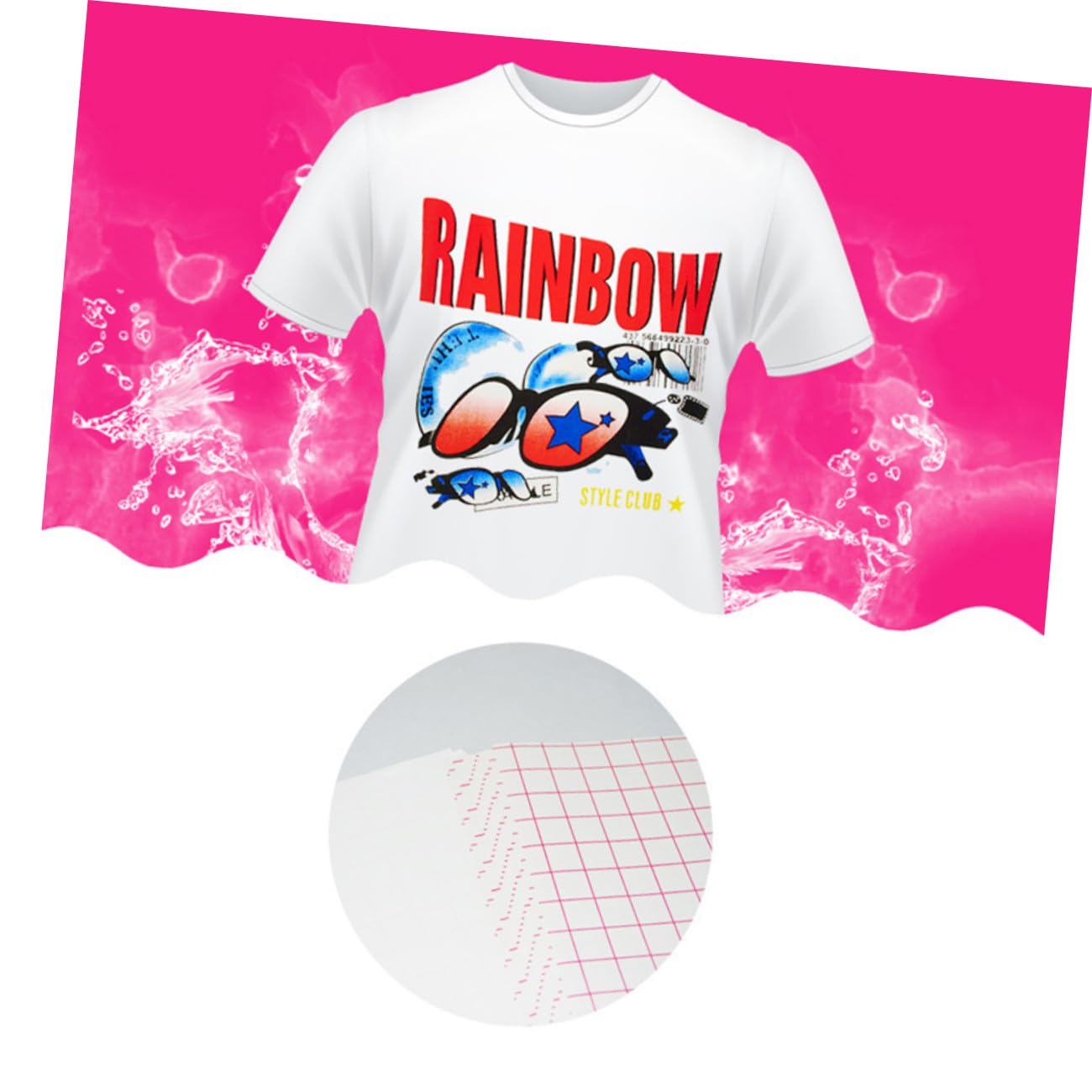 Papel de Transferencia para Camisetas A4 Blanco, 10 Hojas