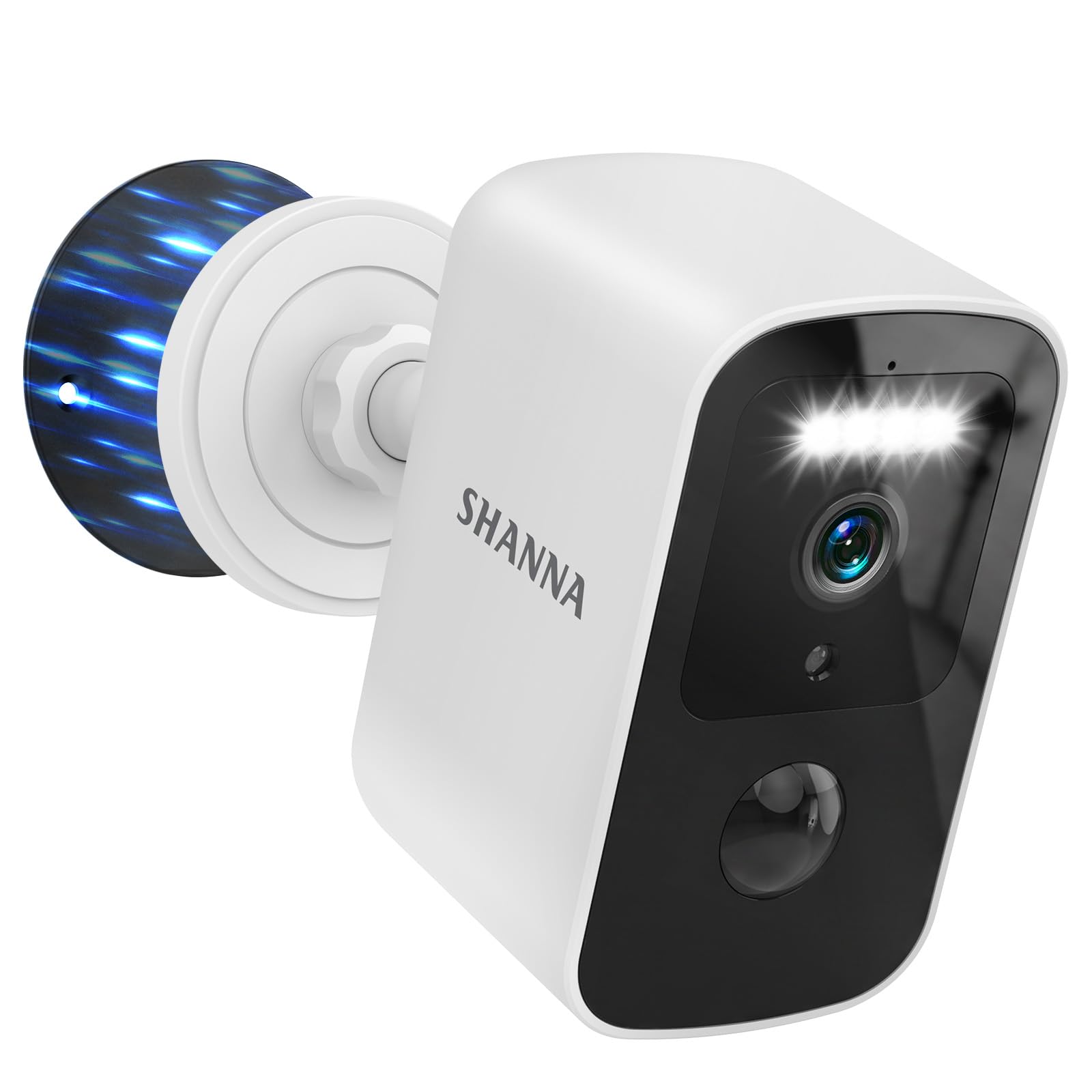 Bezprzewodowa kamera bezpieczeństwa 2K 3MP na zewnątrz, wolne przechowywanie w chmurze, montaż magnetyczny bezprzewodowa kamera CCTV zewnętrzna 5 GHz i 2,4 GHz WiFi, wykrywanie człowieka i ruchu