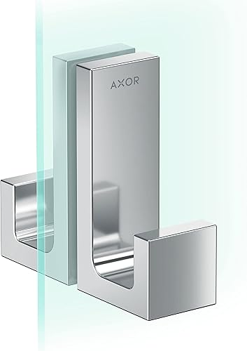 Miniatura 4 de AXOR Manija rectangular universal para puerta de ducha de 2 pulgadas en óptica dorada cepillada, 42639250