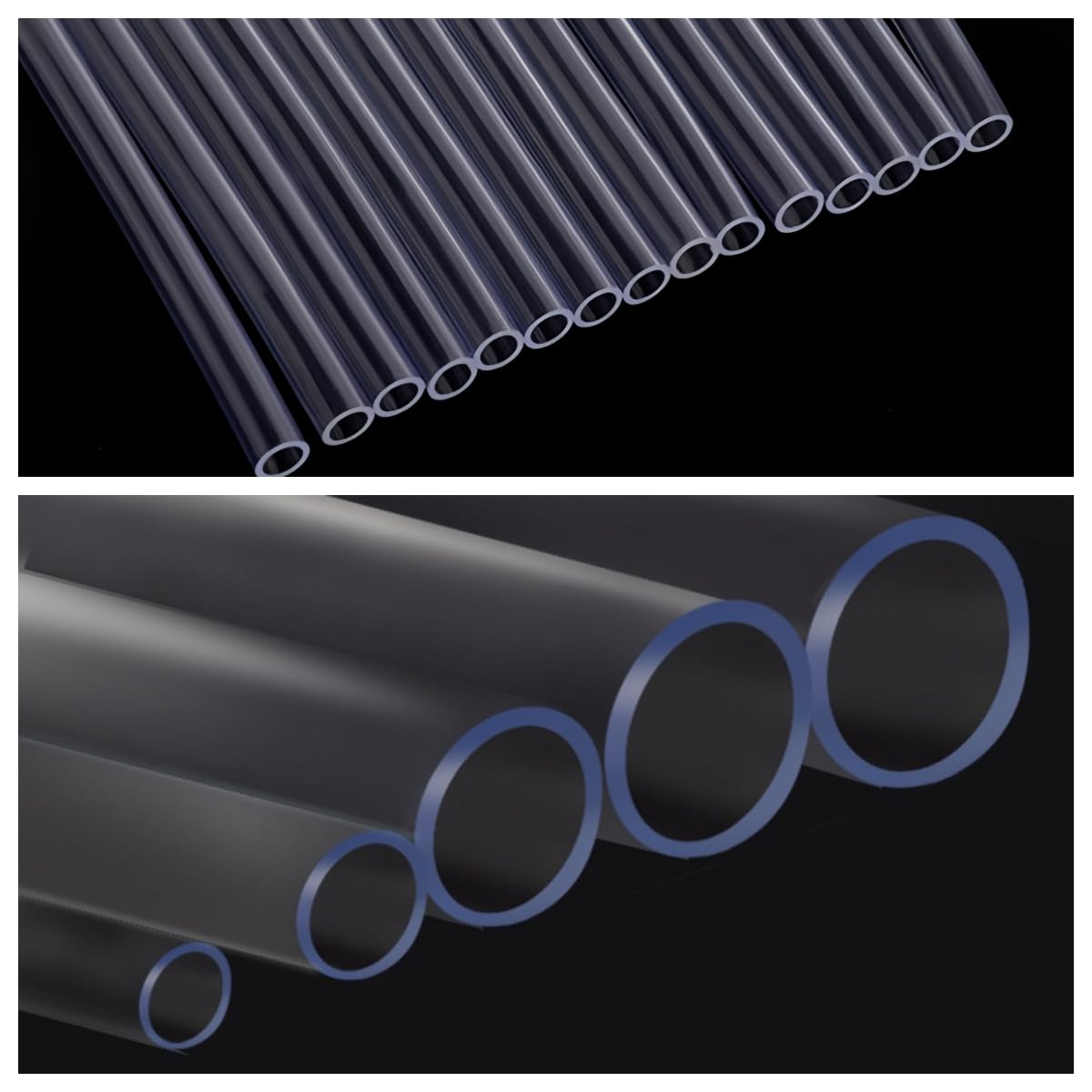 10 Meter langer, flexibler PVC-Schlauch, Wasserschlauch, Aquarienschlauch, Kunststoffschlauch, PVC-Schlauch, benzinschlauch,trinkwasserschlauch (Innendurchmesser 30 mm * Außendurchmesser 36 mm)