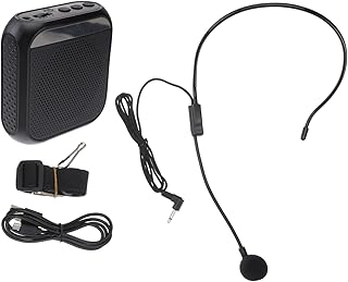 ERINGOGO 2 Pçs Amplificador De Voz Sem Fio Amplificador De Voz Portátil Amplificador De Fone De Ouvido Portátil Amplificador De Microfone Alto-Falante De Voz Microfone Fone De Ouvido