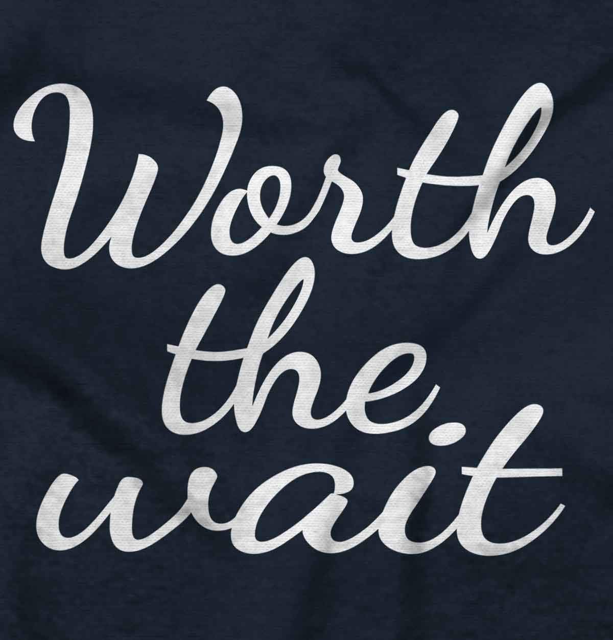 Brisco Brands Worth The Wait New Parents Cute Baby Romper Boys or Girls