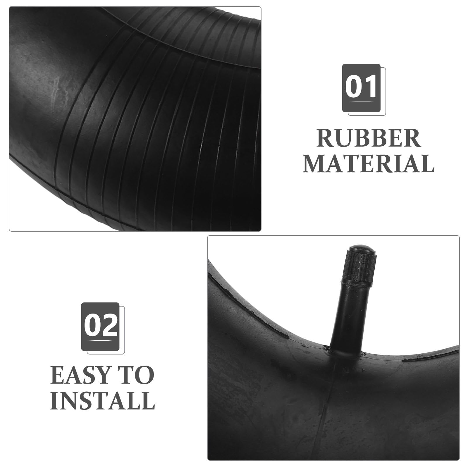 ARTIBETTER 2 Stück 15 X 6.00-6 Rasenmäher Innenschläuche aus Gummi mit Einfacher Montage und Stoßdämpfung für Rasentraktor und Schubkarre Zubehör
