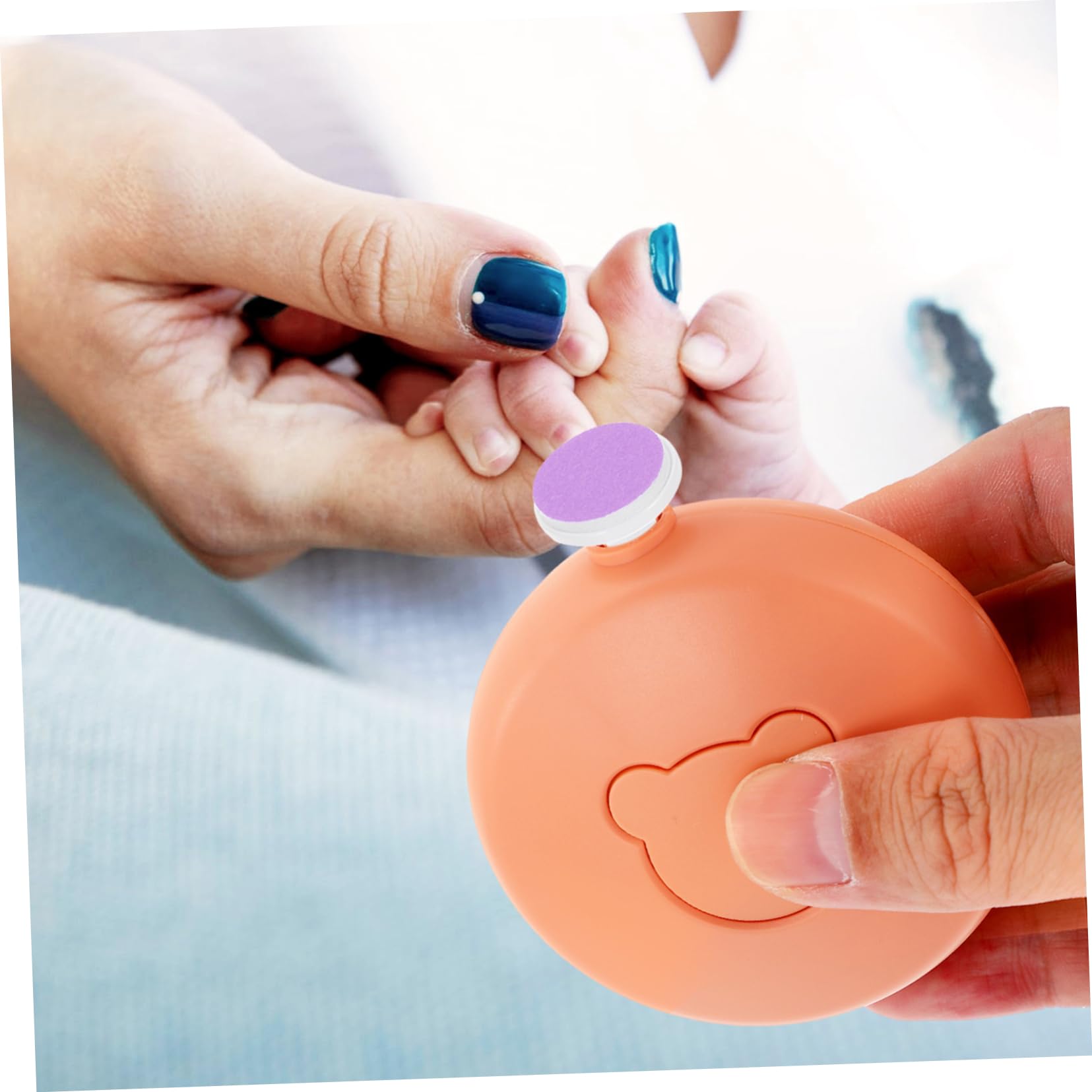 Happyyami 12Pcs Nail Grinding Pads for Safe Nail Trimmer Replacement Heads Non Harmful Electric File Accessories for Polishing Fingernails and Toenails Months