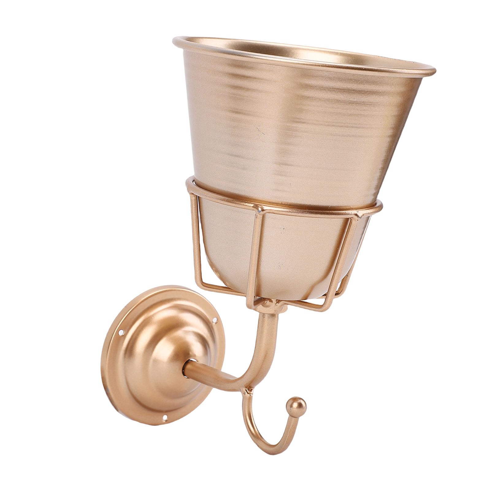 Aramox Vintage Wall Container Stainless Steel Hanging Organizer for Artstrnken Bedroom Decoration