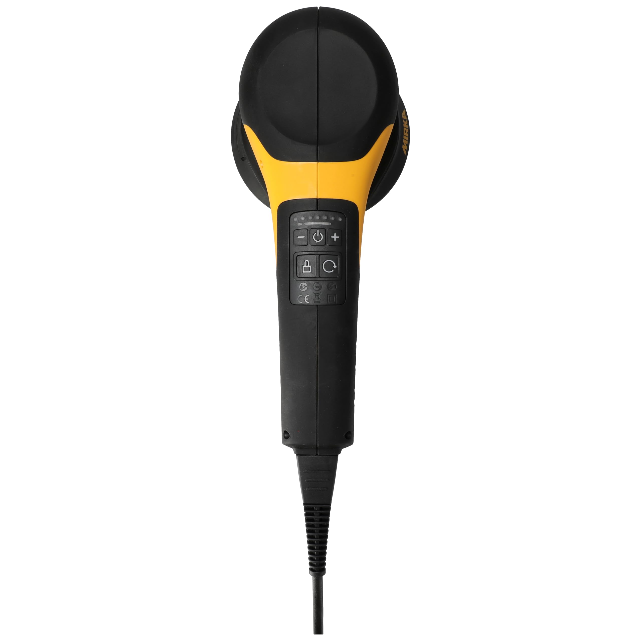 Mirka DEROS RS 600 Ø 150 mm en maletín/potente lijadora rotativa para madera y hormigón/motor de 750W / 700-2500 RPM/diseño ligero (1,8 kg) / conectividad Bluetooth