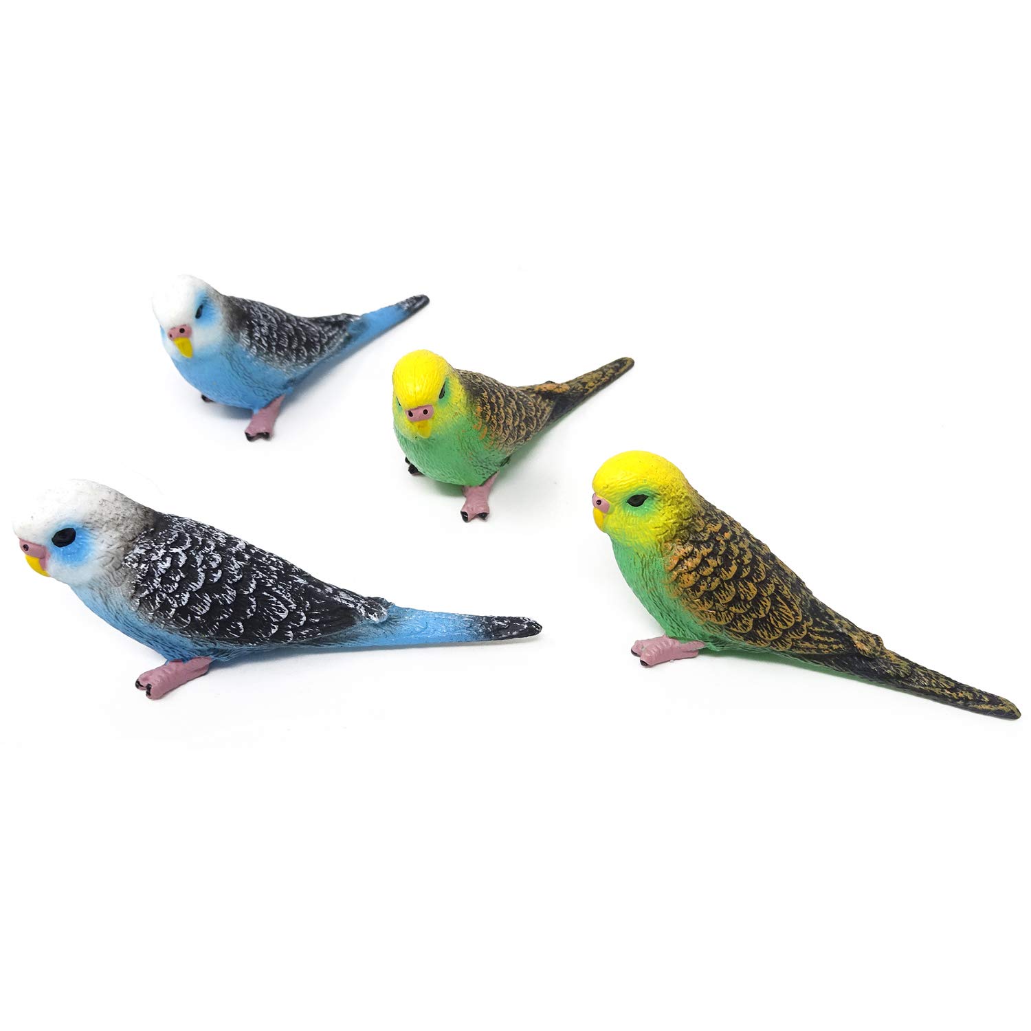 Figuras De Pájaros Azules En Miniatura - Decoración Para Jardín De Hadas, Bonsái O Manualidades