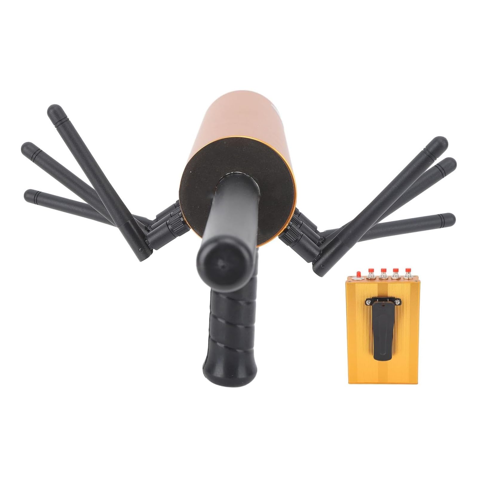 Gold Detector Underground, Handheld Ground Penetrating Metal Detector Metal Pinpointer 15m Depth 1200m Range 6 Antenna Accurate Finding Gold Detector, Suit for Gold, Silver, Jewelry