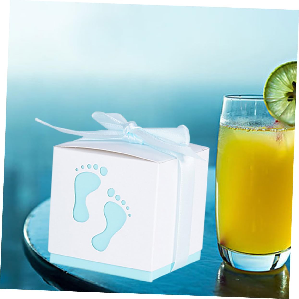 BEBEMOKO 100pcs Wedding Guest Gifts Small Candy Boxs Favor Boxes for Bridal Shower Party